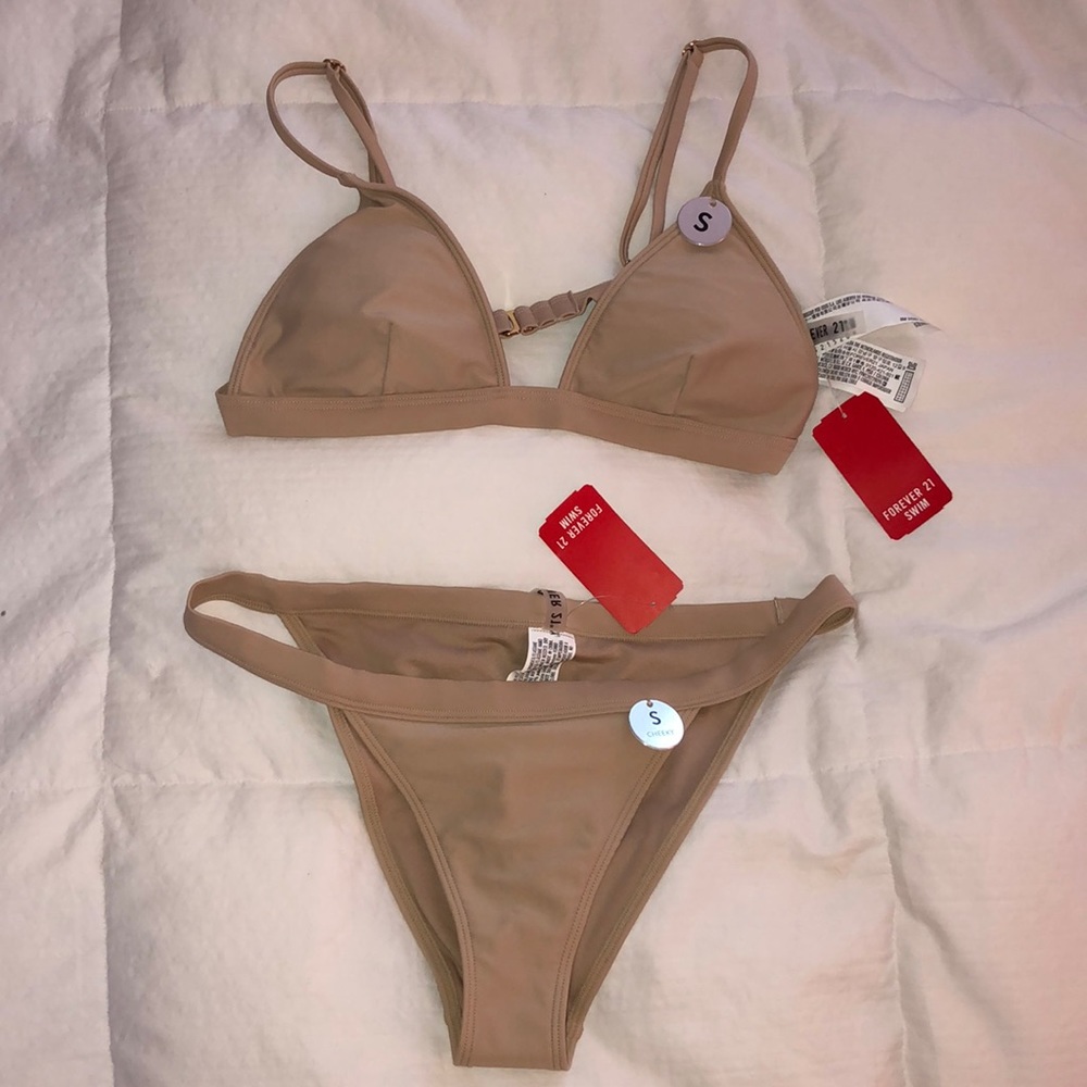 forever 21 tan bikini
